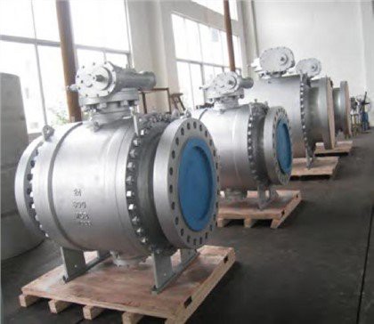 Trunnion paigaldatud kuulventiil